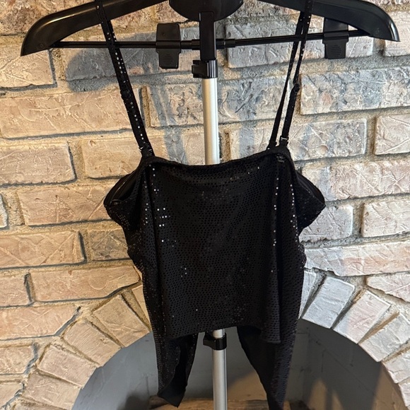 Willow Black Satin Top - Picture 5 of 6